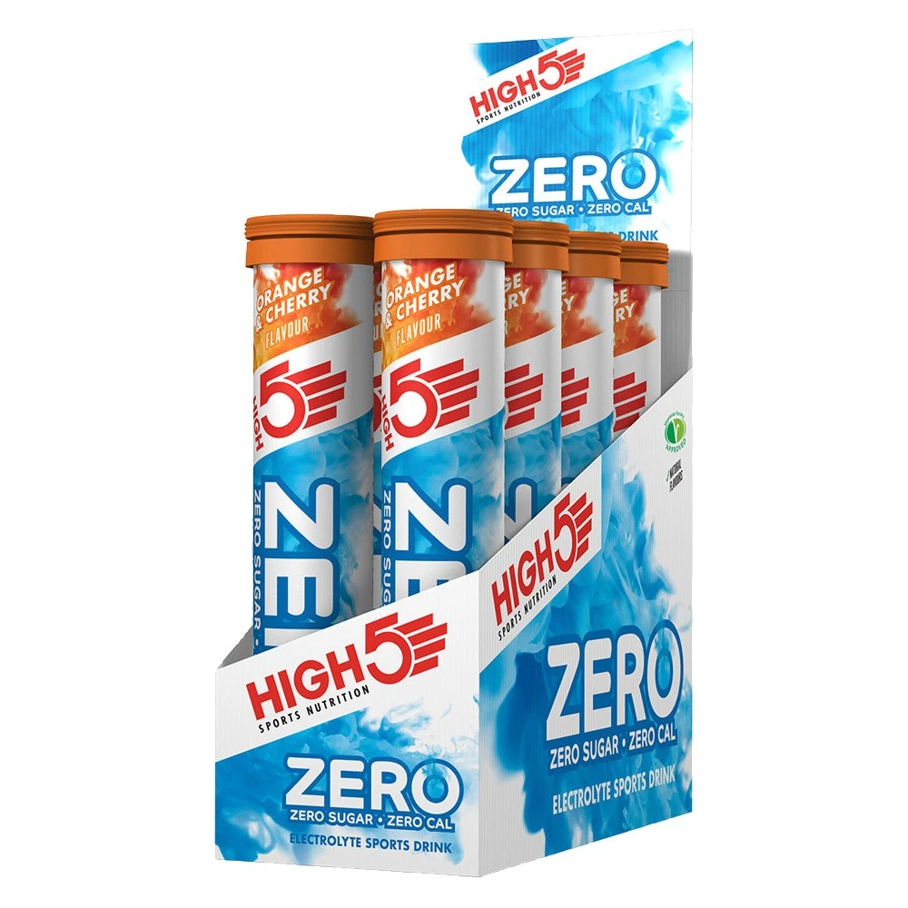 HIGH5 Zero Electrolyte Tablets Box Of 8 Tubes X 20 Tablets