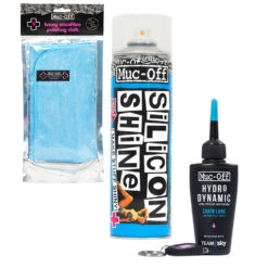 Muc-Off Fine Cleaning Kit With Silicone Shine And Hydrodynamic Lube