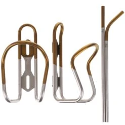 Silca Sicuro Titanium Bottle Cages And Titanium Straws