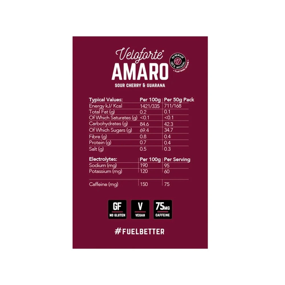 Amaro Cubos Energy Chews With Caffeine Box Of 12 - Image 3