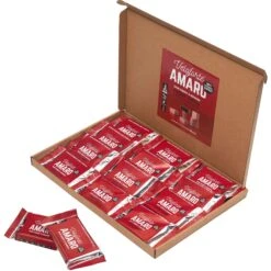 Amaro Cubos Energy Chews With Caffeine Box Of 12